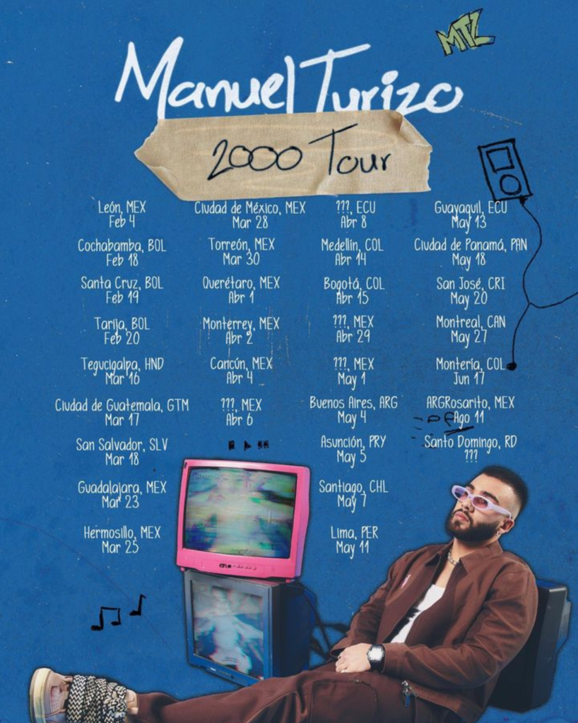2000 tour manuel turizo canciones