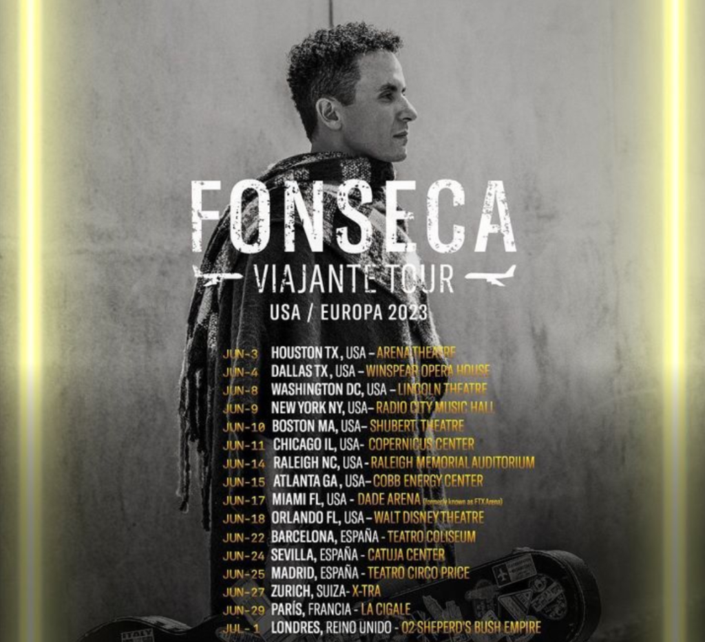fonseca tour dates 2023
